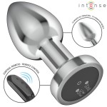 INTENSE - ZATYCZKA ANALNA 10 WIBRACJI METALOWA Z PILOTEM M